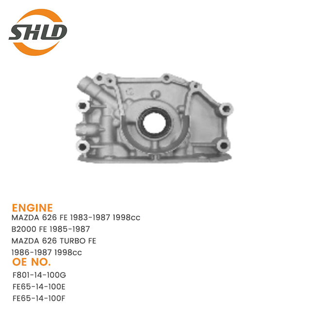 F801-14-100G FE65-14-100E FE65-14-100F Oilpump لـ MAZDA 626 B2000 YSK-MA1062