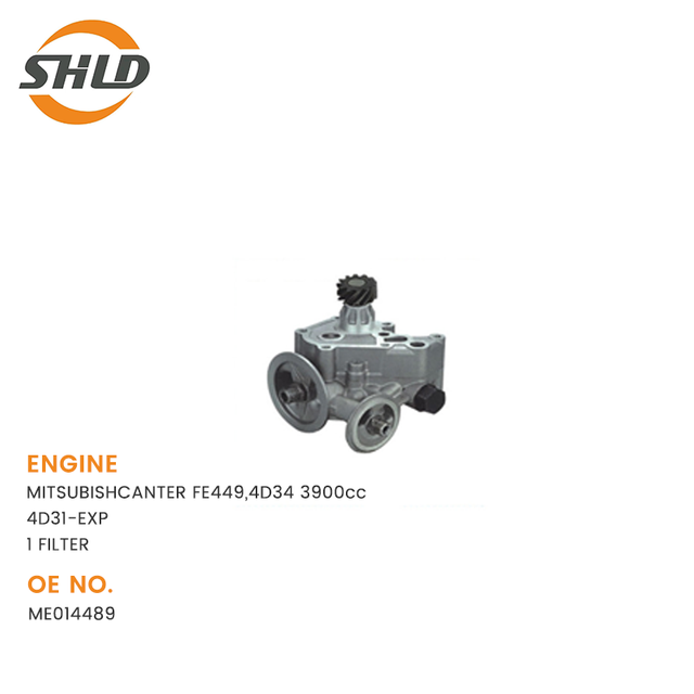 ME014489 YSK-MB1227 Oilpump for Mitsubish Canter FE449،4D34 3900CC 4D31-EXP 1 FILTER