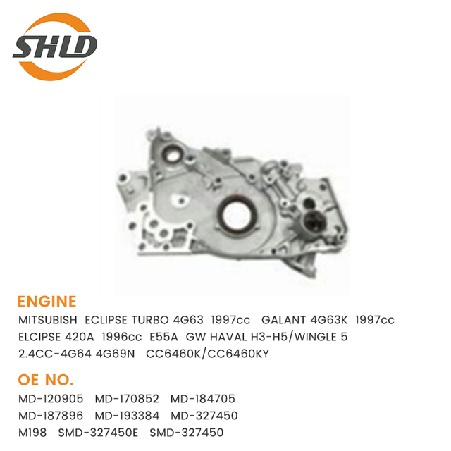 YSK-MB1085 MD-120905 MD-170852 MD-184705 MD-187896 MD-193384 MD-327450 M198 SMD-327450E SMD-327450 Oilpump for Mitsubish Exlipse 4G63 